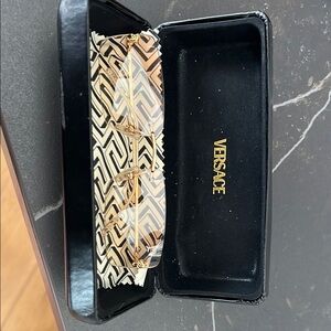 Versace Women's Gold Sunglasses